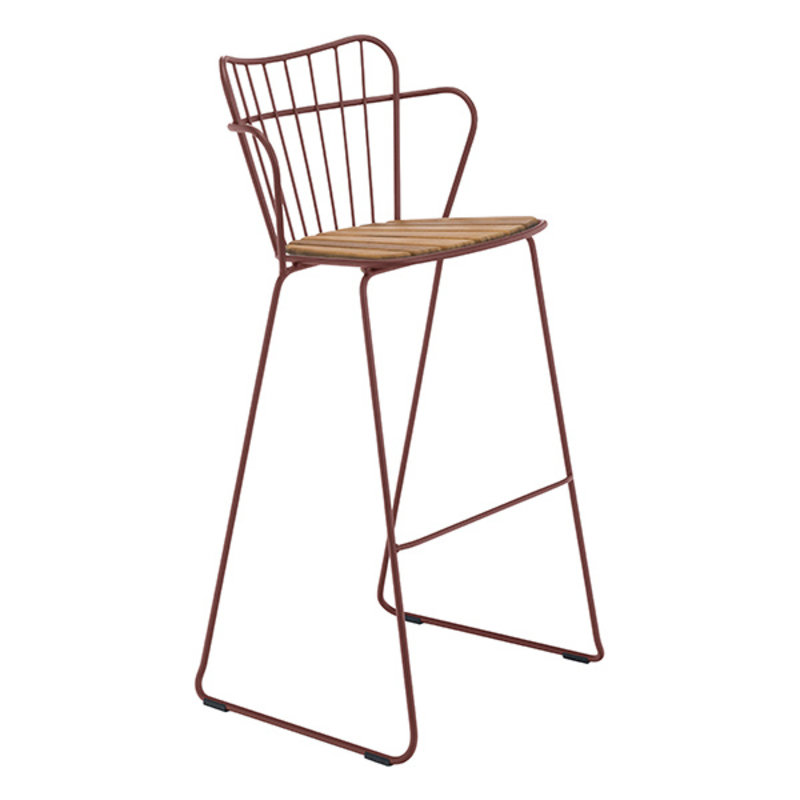 Houe-collectie PAON Bar Chair, Paprika