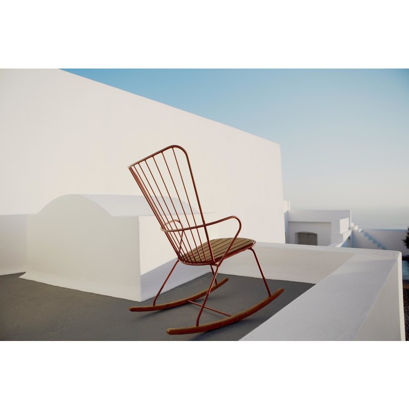 Houe-collectie PAON Rocking Chair, Paprika