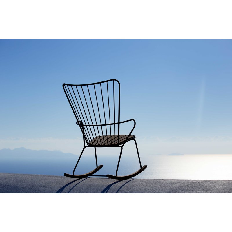 Houe-collectie PAON Rocking Chair, Black