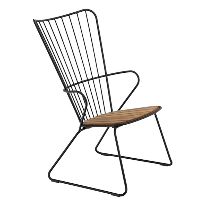 Houe-collectie PAON Lounge Chair, Black