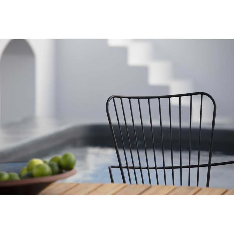 Houe-collectie PAON tuinstoel zwart