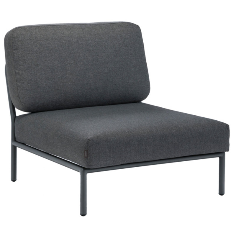 Houe-collectie LEVEL lounge chair dark grey