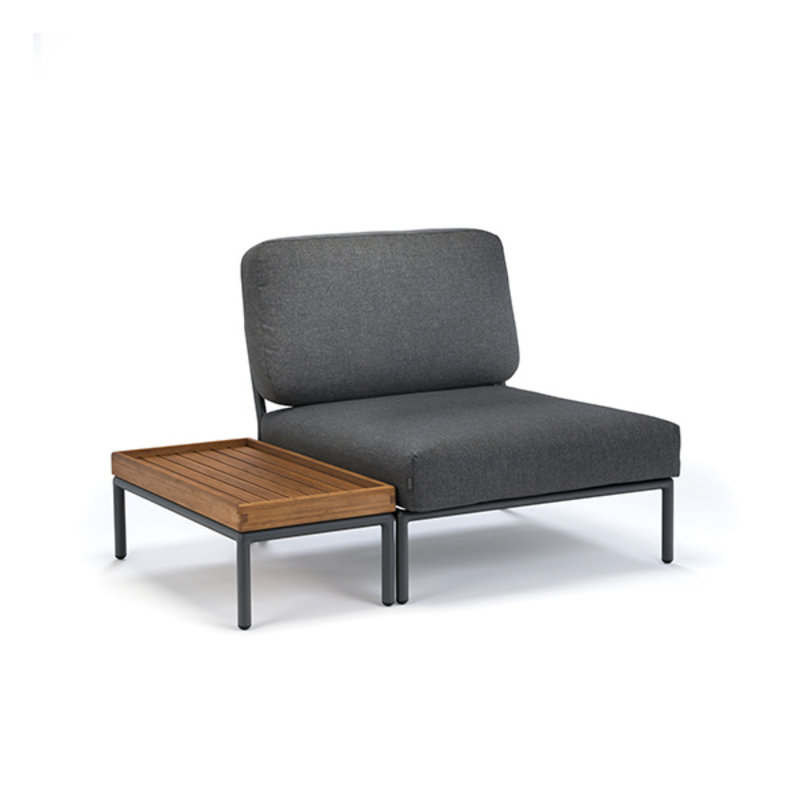 Houe-collectie LEVEL lounge chair dark grey