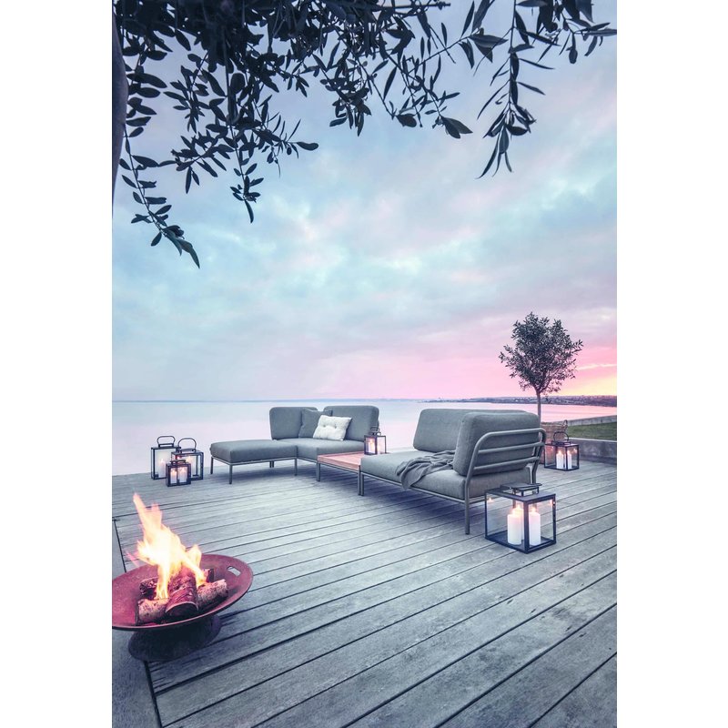 Houe-collectie LEVEL lounge stoel grijs