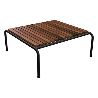 Houe AVON salontafel zwart met houten tafelblad