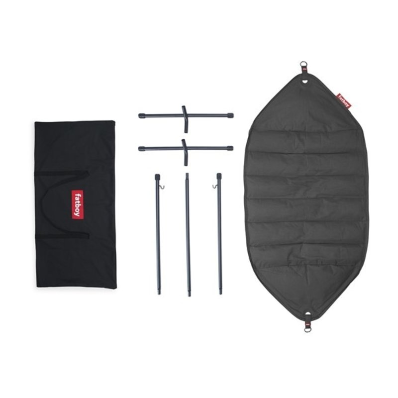 Fatboy-collectie Headdemock superb deluxe hangmat incl. kussen en cover thunder grey