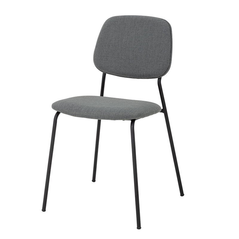 Bloomingville-collectie Corte Dining Chair Grey Polyester