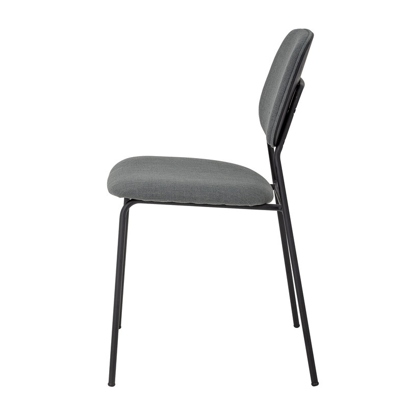 Bloomingville-collectie Corte Dining Chair Grey Polyester