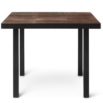 ferm LIVING ferm LIVING Café tafel Flod Tiles Moka/ Black