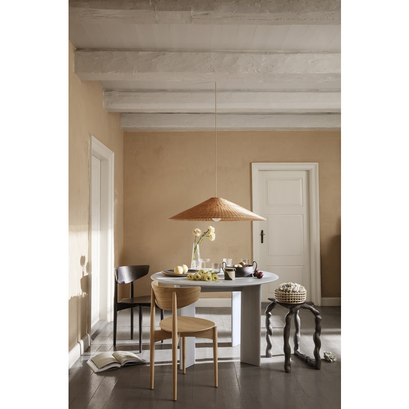 ferm LIVING-collectie Eetkamerstoel Herman Dining hout zwart