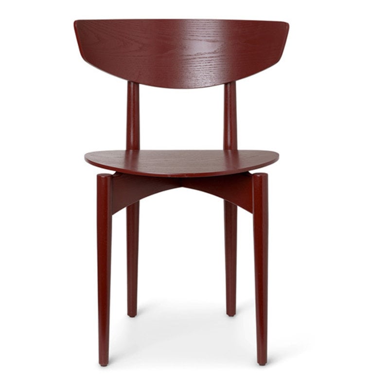 ferm LIVING-collectie Herman Dining Chair Wood - Red Brown