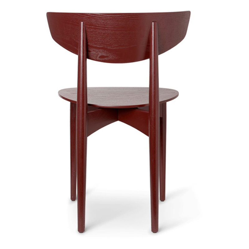 ferm LIVING-collectie Herman Dining Chair Wood - Red Brown