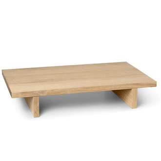 ferm LIVING Kona Low Table - Natural Oak Veneer