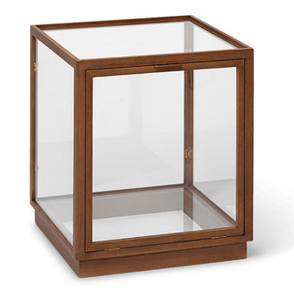 ferm LIVING Miru Glass Montre - Dark Stained Oak