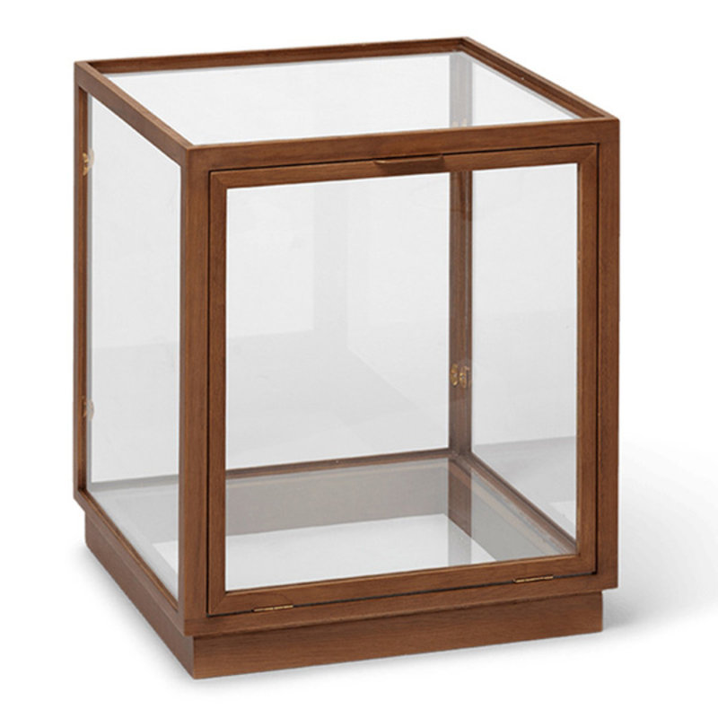ferm LIVING-collectie Miru Glass Montre - Dark Stained Oak