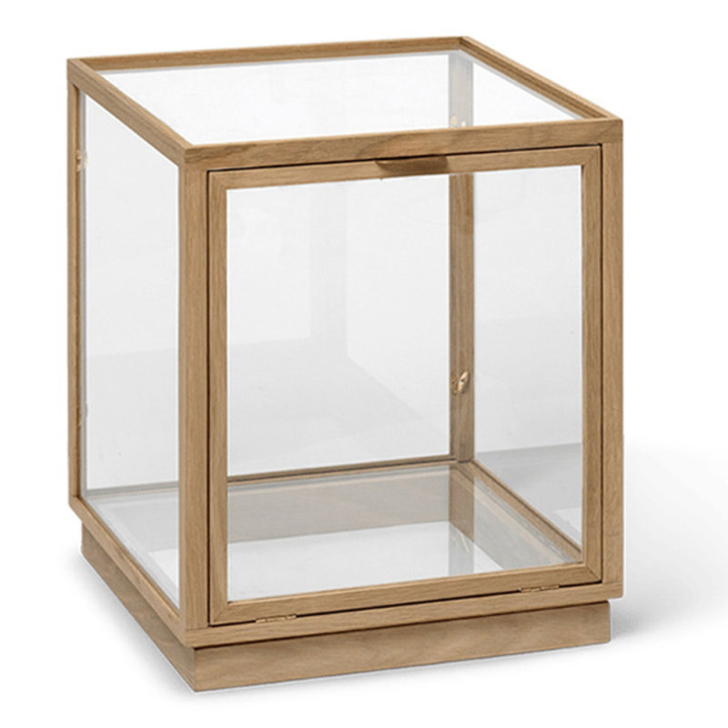 ferm LIVING-collectie Miru Glass Montre - Natural Oak