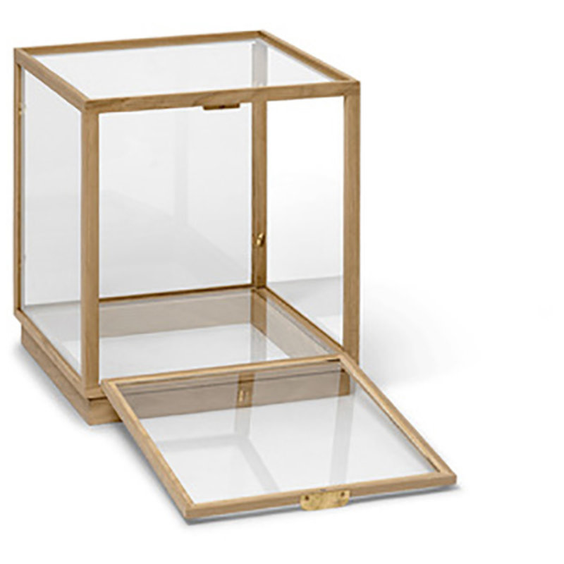 ferm LIVING-collectie Miru Glass Montre - Natural Oak