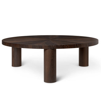 ferm LIVING Salontafel Post L - Smoked Oak Star