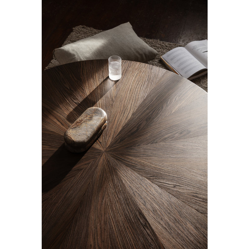 ferm LIVING-collectie Salontafel Post S - Smoked Oak Star