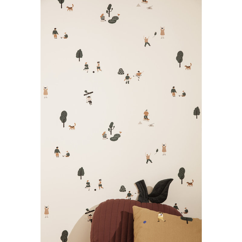 ferm LIVING-collectie The Park Wallpaper