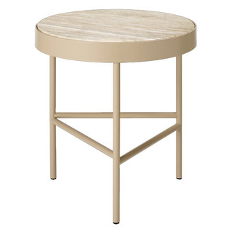 ferm LIVING Travertine Table - Medium - Cashmere ferm LIVING Travertine Table - Medium - Cashmere