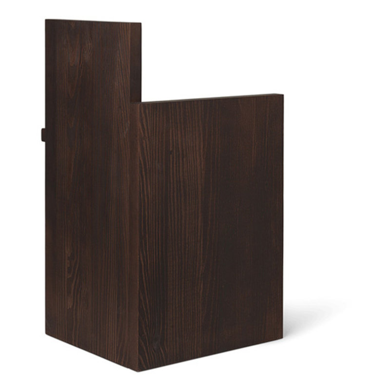 ferm LIVING-collectie Kruk - Site table UTA Piece  Dark Oiled Pinewood