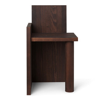 ferm LIVING Kruk - Site table UTA Piece  Dark Oiled Pinewood