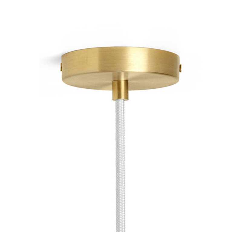 ferm LIVING-collectie Vuelta Pendant 100-White/Brass