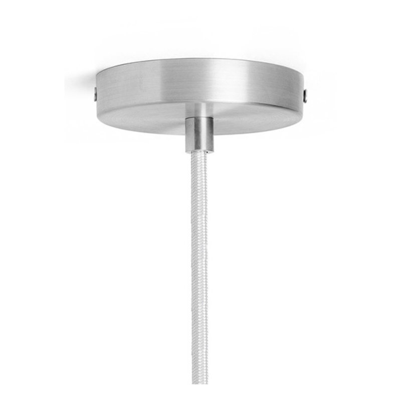 ferm LIVING-collectie Vuelta Pendant 60-White/Stainless Steel