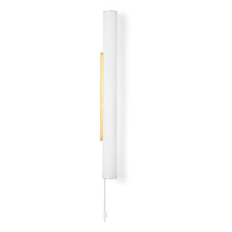 ferm LIVING Vuelta Wall Lamp 100-White/Brass