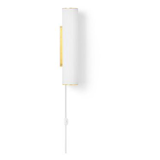 ferm LIVING Wandlamp Vuelta 40 Wit-brass