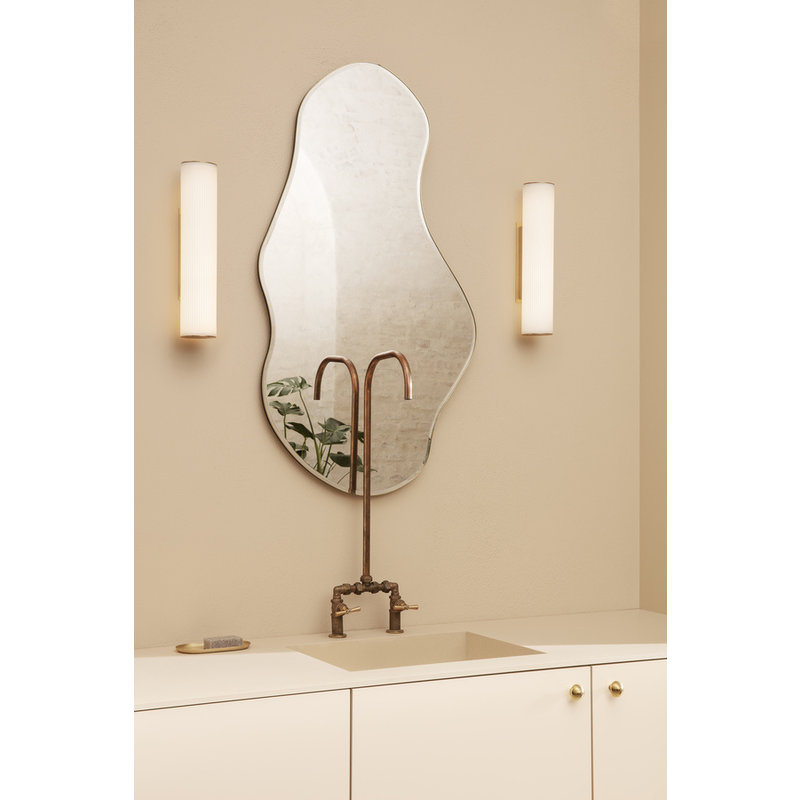 ferm LIVING-collectie Vuelta Wall Lamp 40-White/Brass