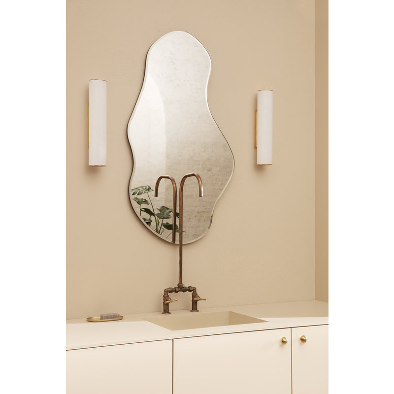 ferm LIVING-collectie Vuelta Wall Lamp 40-White/Brass