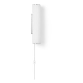 ferm LIVING Vuelta Wall Lamp 40-White/Stainless St.