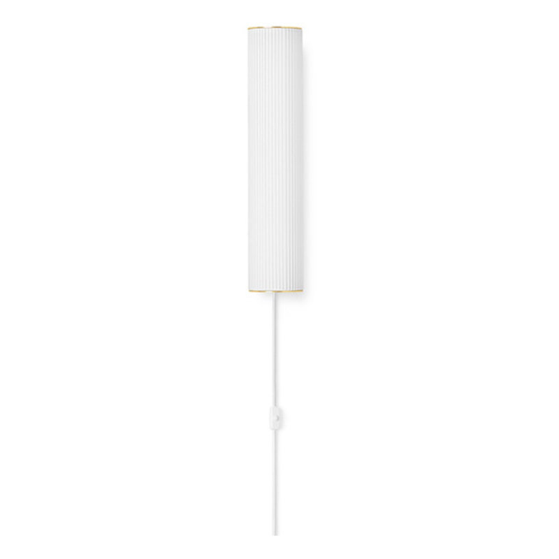 ferm LIVING-collectie Vuelta Wall Lamp 40-White/Brass