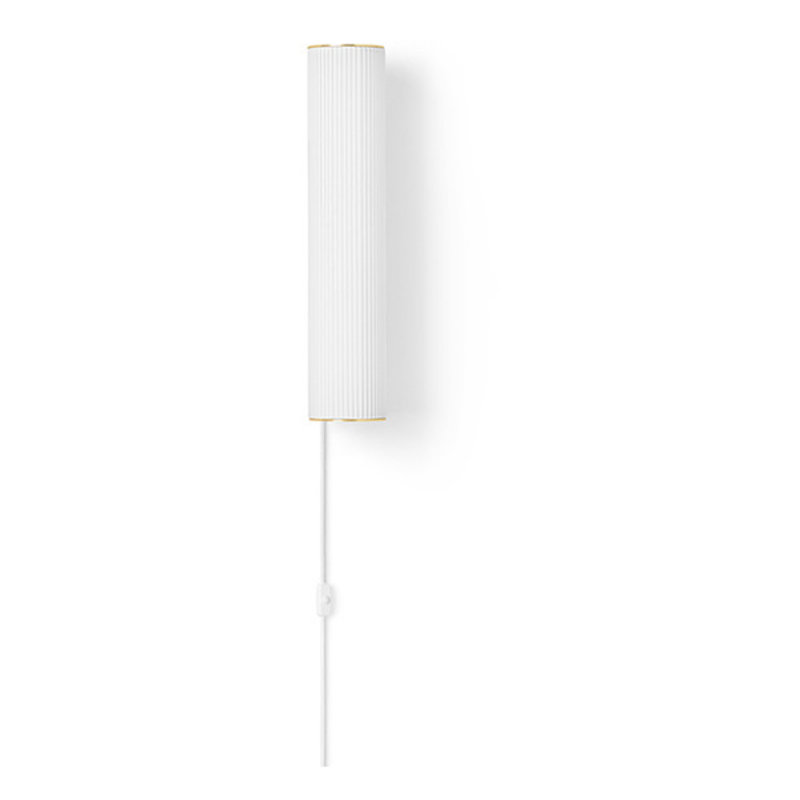 ferm LIVING-collectie Vuelta Wall Lamp 40-White/Brass