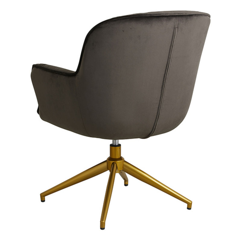 Nordal-collectie LEA office chair, velvet