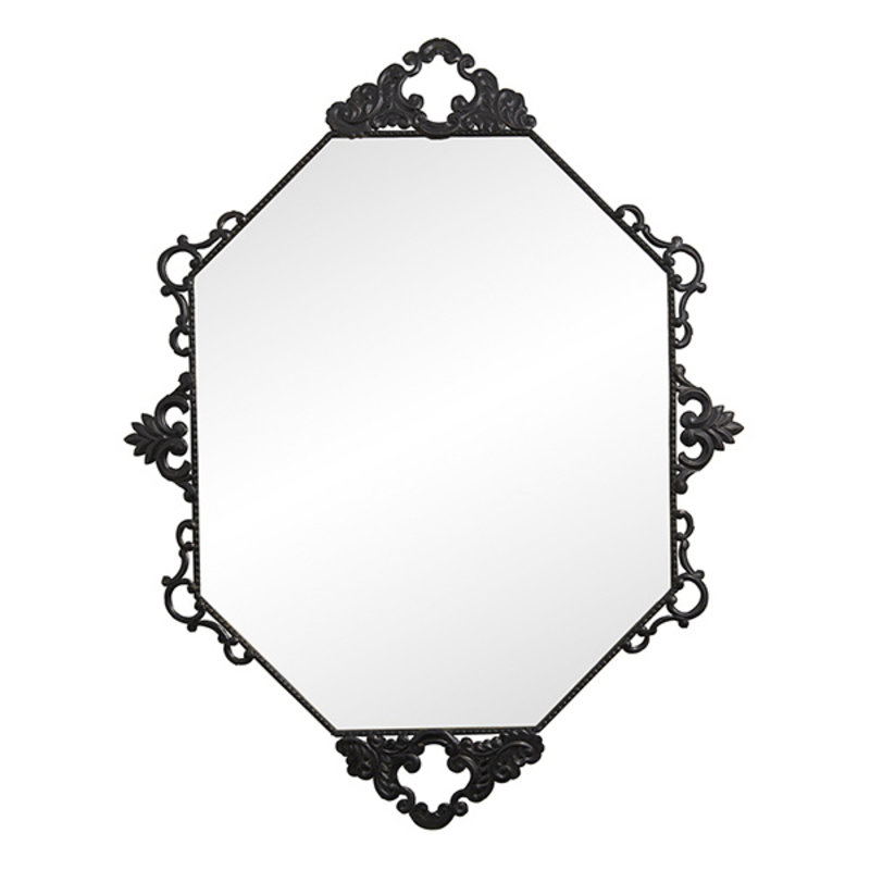 Nordal-collectie LARUS wall mirror, black