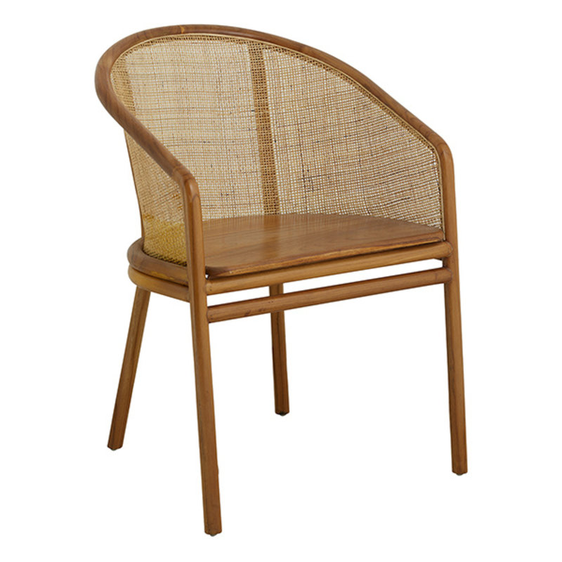 Nordal-collectie MOSSO dinner chair, light brown