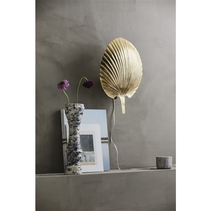 Nordal-collectie GRO wall lamp, golden metal