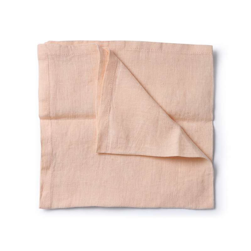 HKliving-collectie linnen napkin salmon set of 2 (45x45)