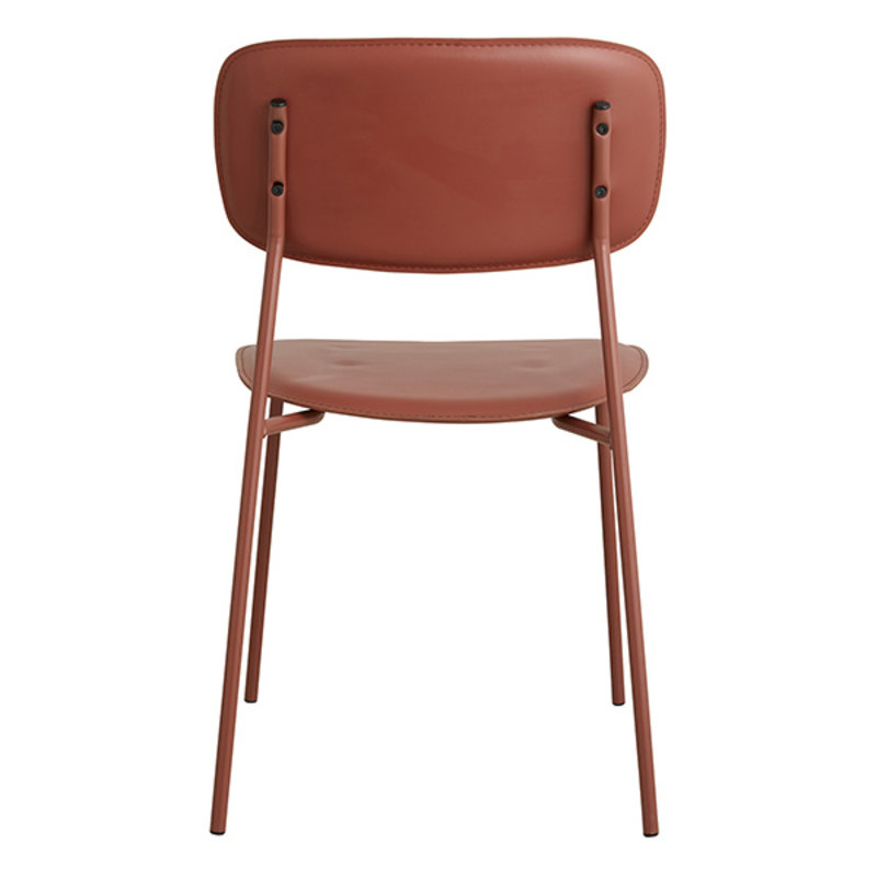 Nordal-collectie ESA dinning chair, rust red