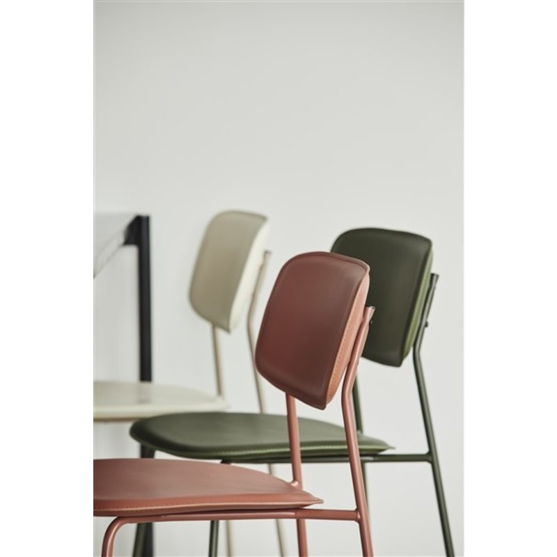 Nordal-collectie ESA dinning chair, rust red