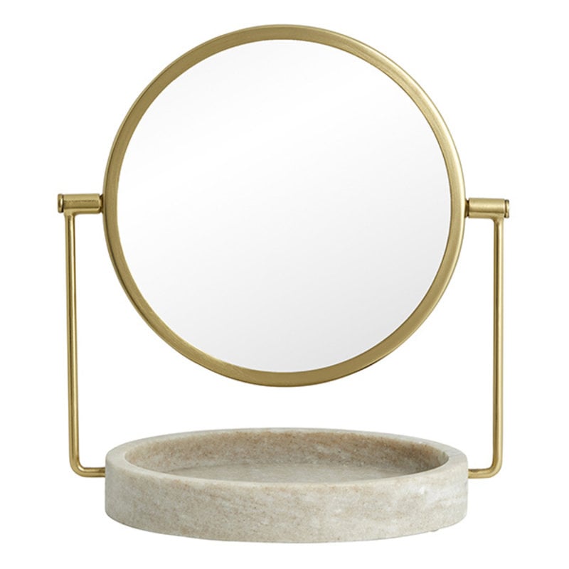 Nordal-collectie HAJA table mirror, golden
