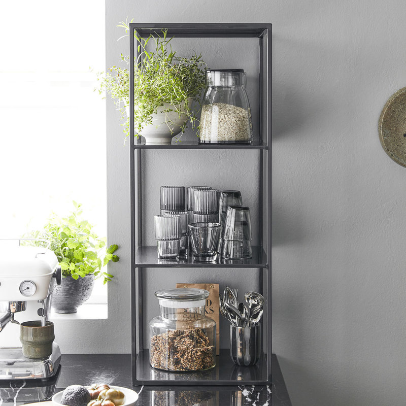 House Doctor-collectie Shelving unit Model A Black