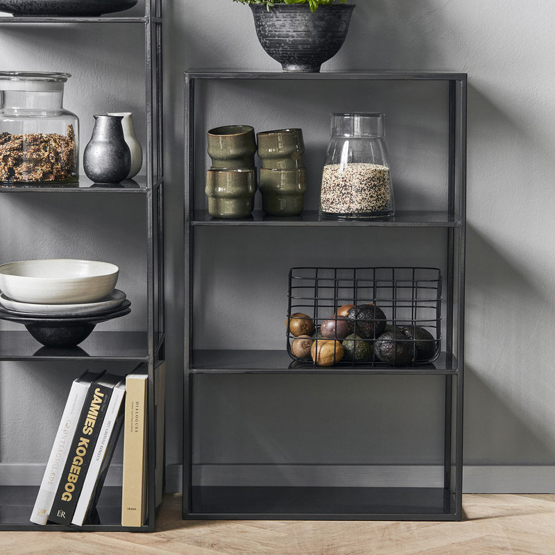 House Doctor-collectie Shelving unit Model B Black