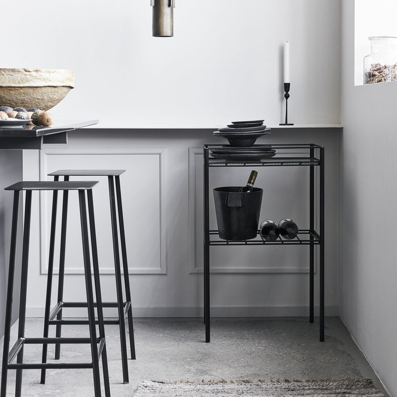 House Doctor-collectie Side table Gany Black