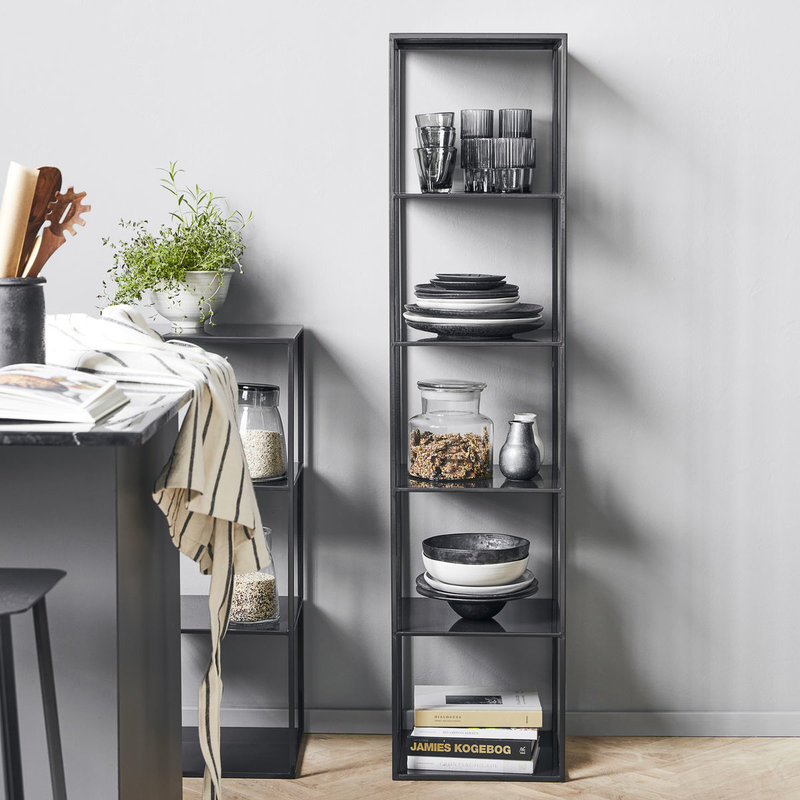 House Doctor-collectie Shelving unit Model D Black