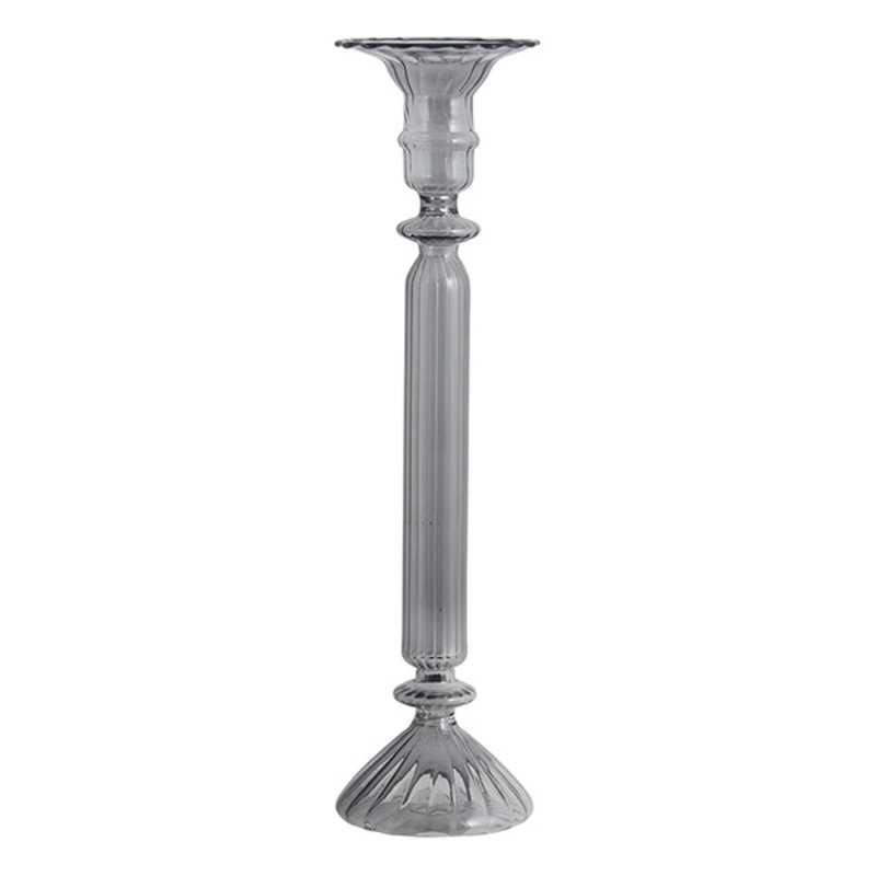 Nordal-collectie ERISKA candleholder, transp. black