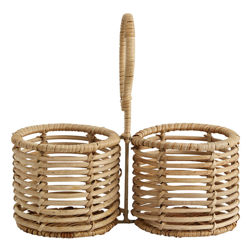 Nordal-collectie ZADAR rattan holder, S, nature